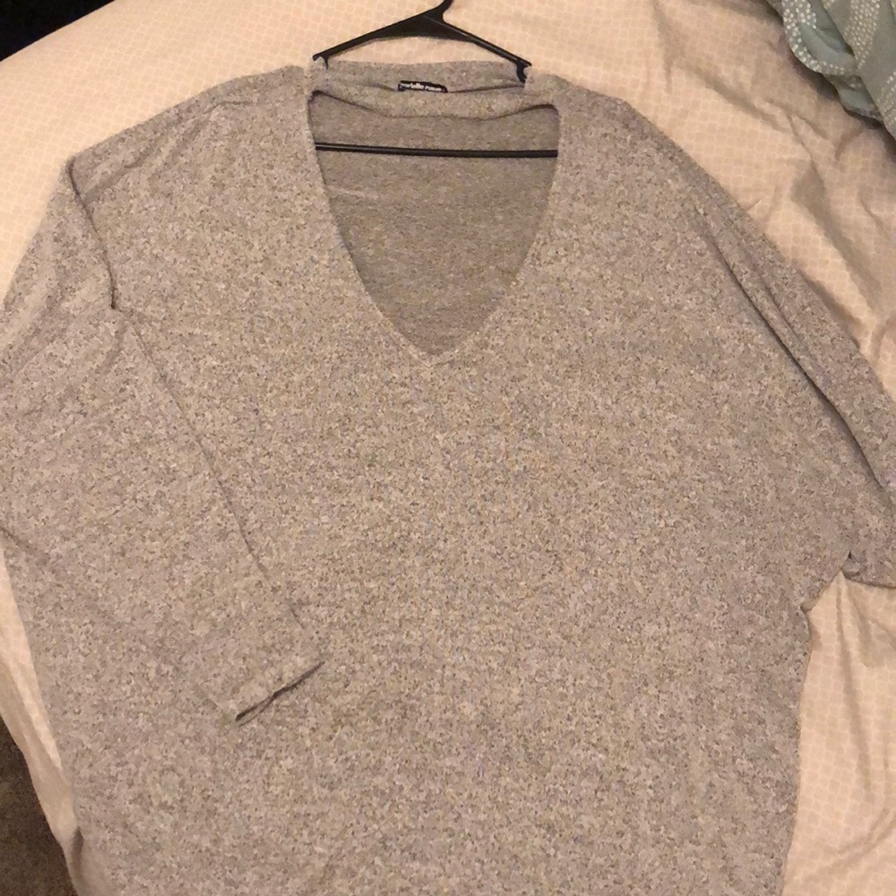 Super soft long sleeve with neckline detail